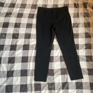 Black Slim Straight Leg Jeans